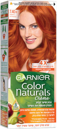 צבע לשיער קולור נטורלס +7.40 נחושת עוצמתית