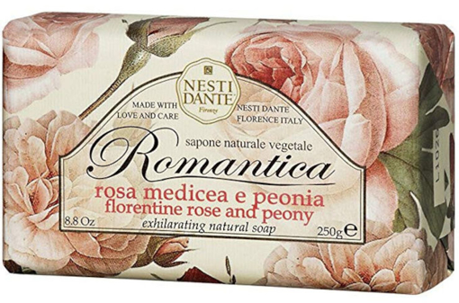 סבון מוצק Romantica פרחי ורד ואדמונית
